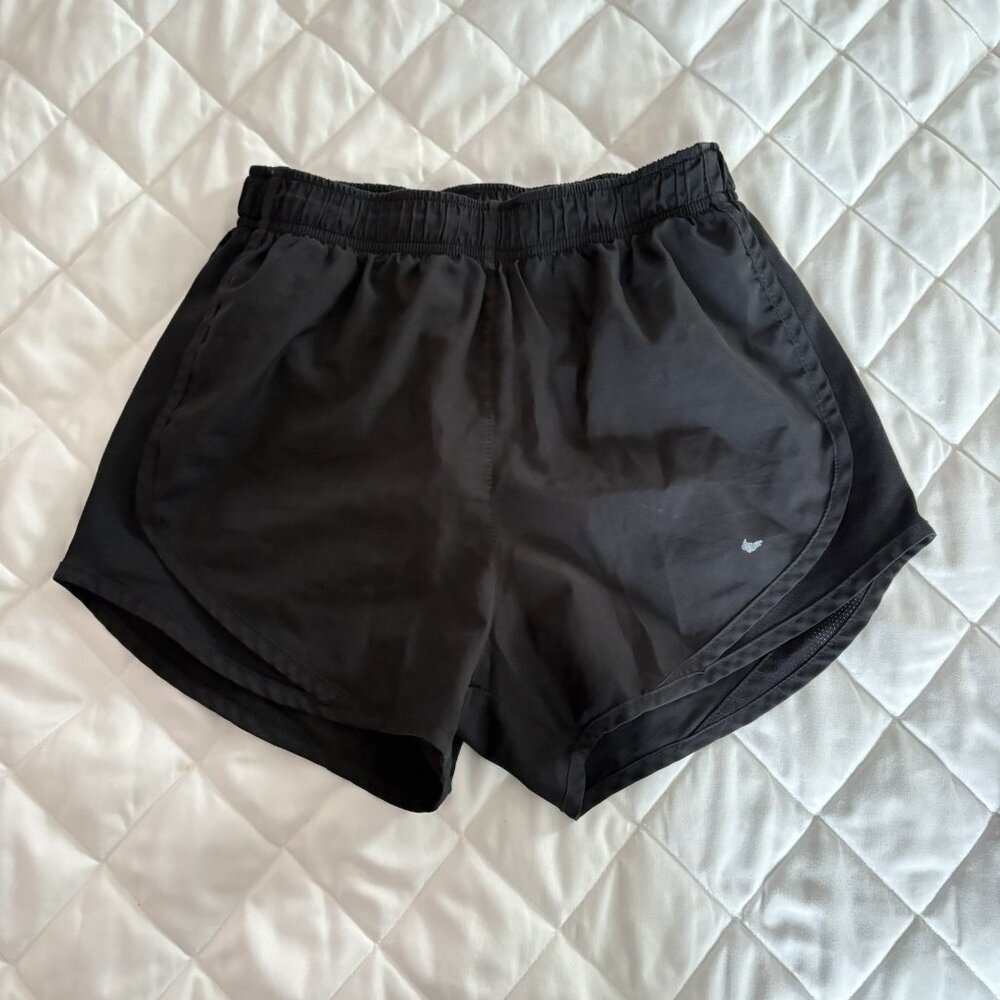 Nike Womens Dri-Fit Running Shorts‎ Womens Size XS Black Drawstring Liner